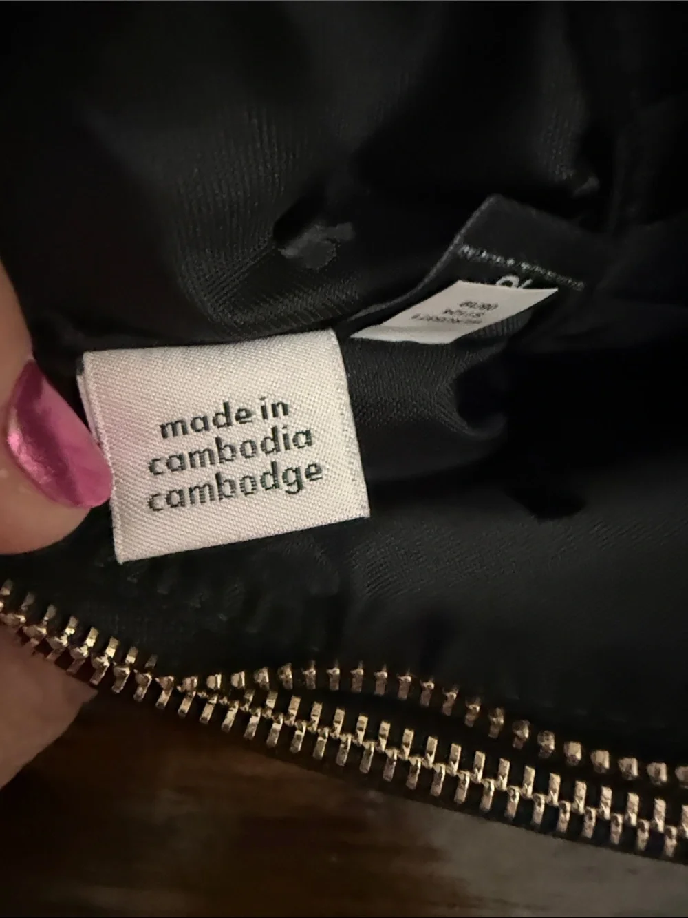 Kate Spade Dawn Medium Black Nylon Double Zip Wristlet Gold Logo Wristlet